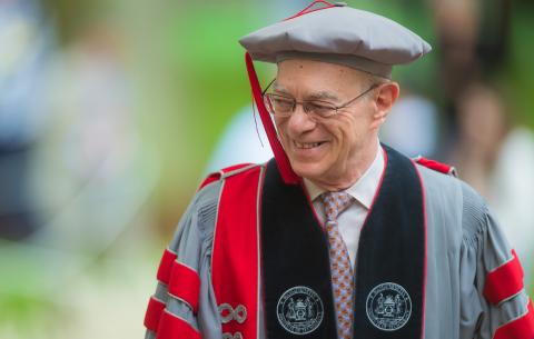 Photo of President Reif smiling