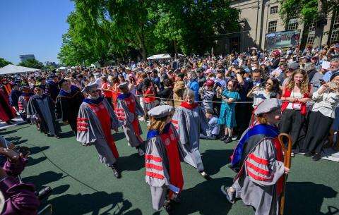 Image of the Academic Procession into Killian Court